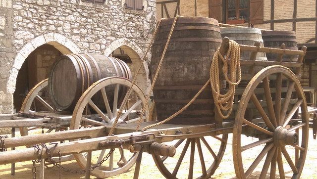 Fourragère porte-barriques